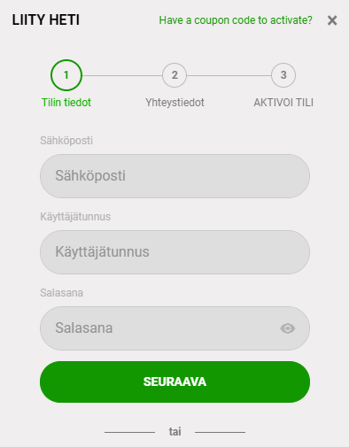 Rekisteröityminen Zodiac Bet bonuskoodi