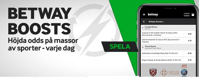 Betway Bonus - Betway Boosts