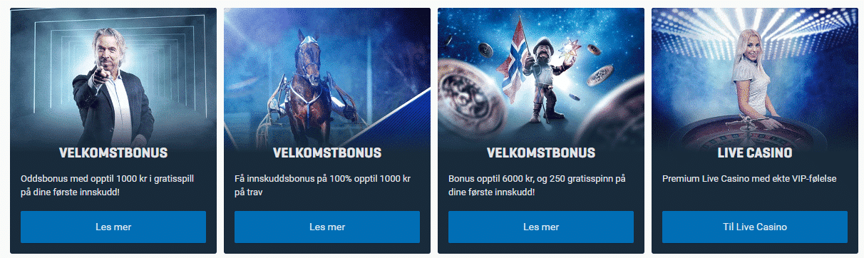 Bonusene hos NordicBet bonuskode