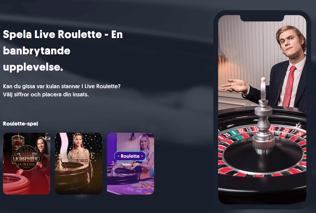 Casumo Bonuskod p&aring; mobilen