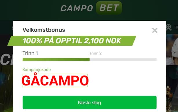 Campobet kampanjekode