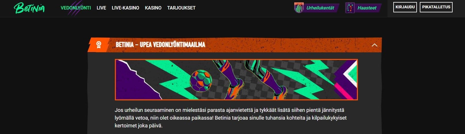 betinia urheilu betinia casino