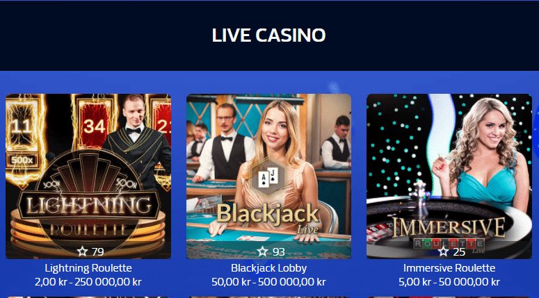William Hill live casino